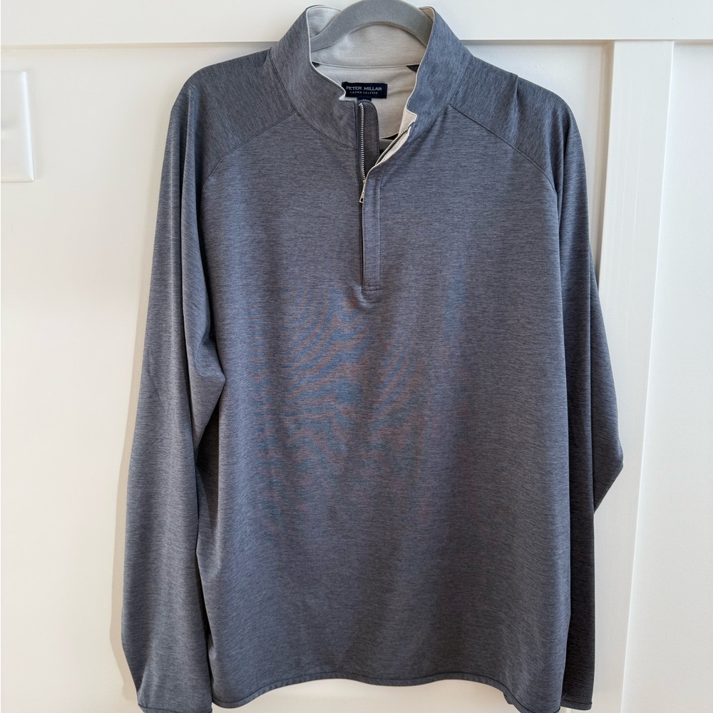Peter Millar Steel Performance Quarter-Zip – Men’s – Excellent Condition